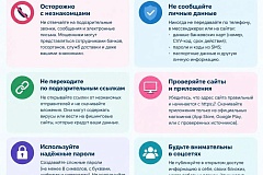 Памятка по безопасности от кибермошенников